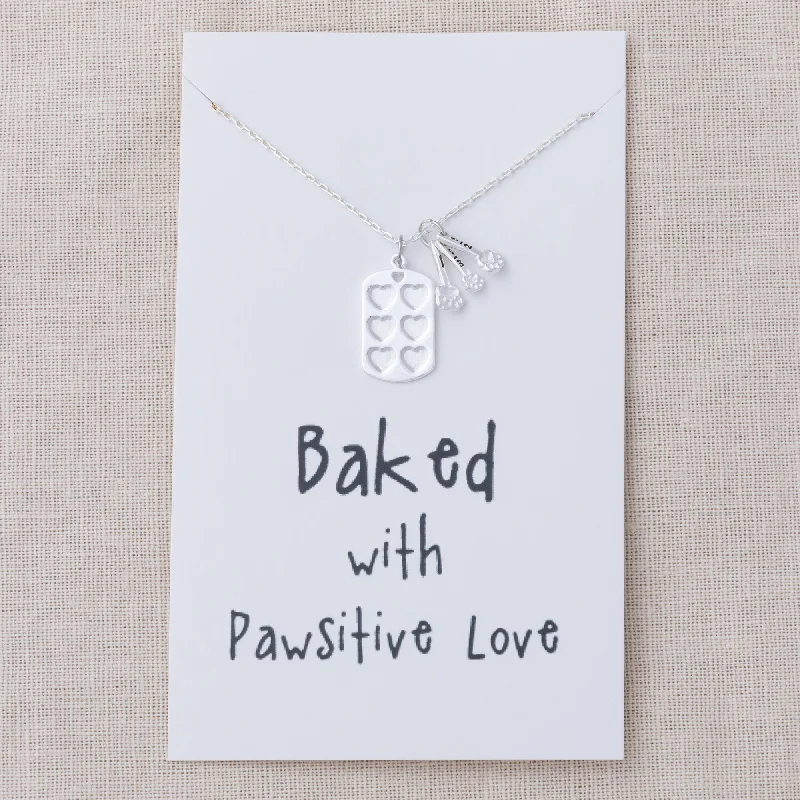 Baked with Pawsitive Love Necklace