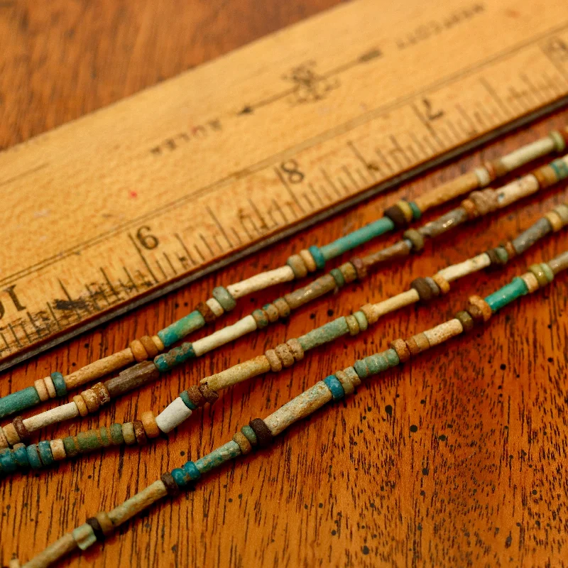 Faience Mummy Bead Strand