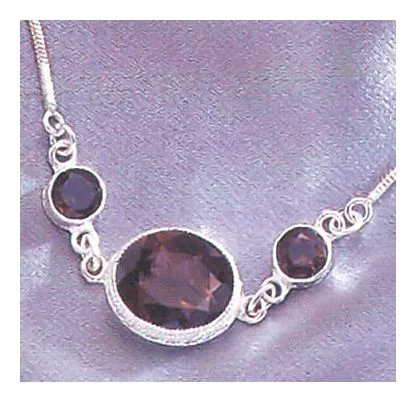 Felicity Fairchild Smoky Topaz Necklace