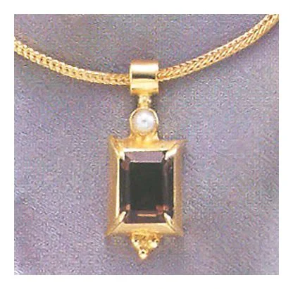 House Of Anjou Smoky Topaz Necklace