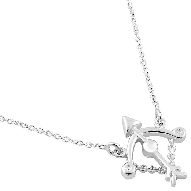 Sterling Silver Sagittarius Necklace