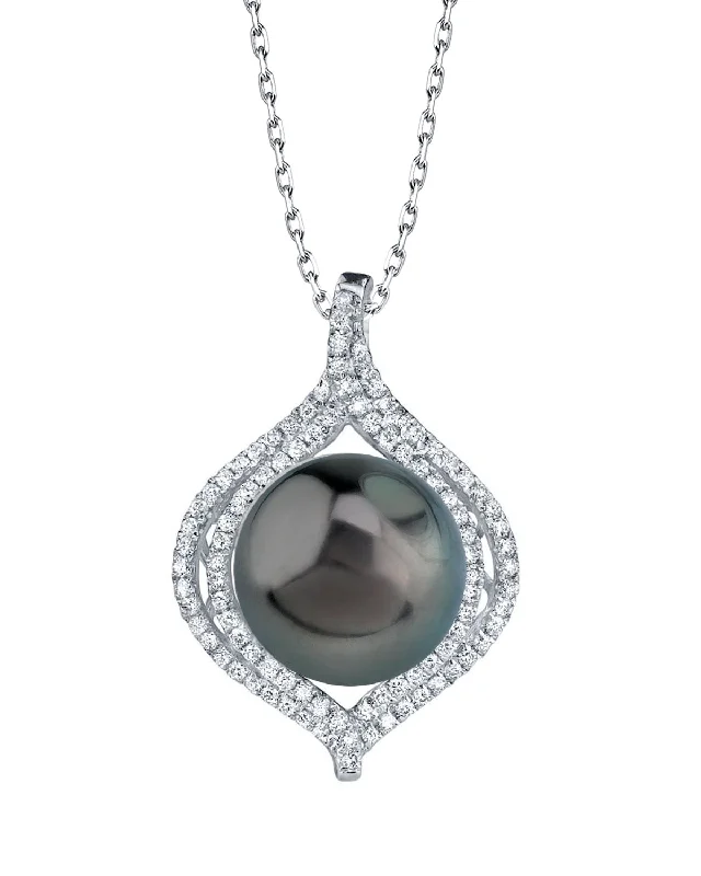 Tahitian South Sea Pearl & Diamond Clara Pendant