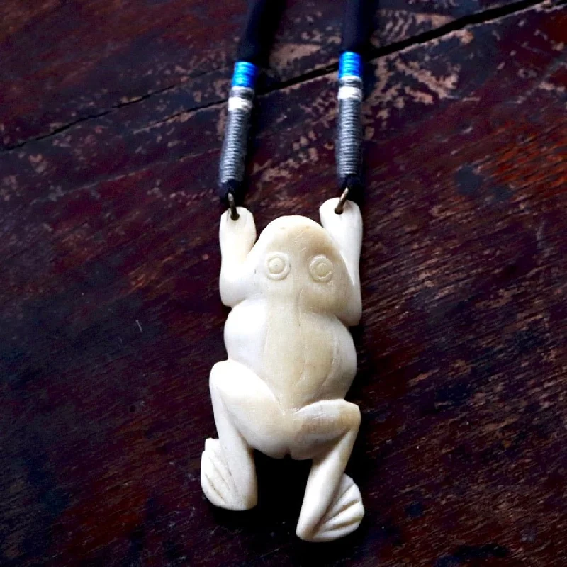 Vintage Laurel Burch Frog Necklace