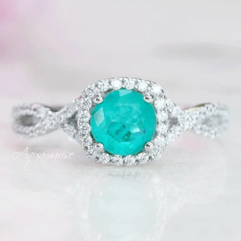 Lana Paraiba Tourmaline Ring- Sterling Silver