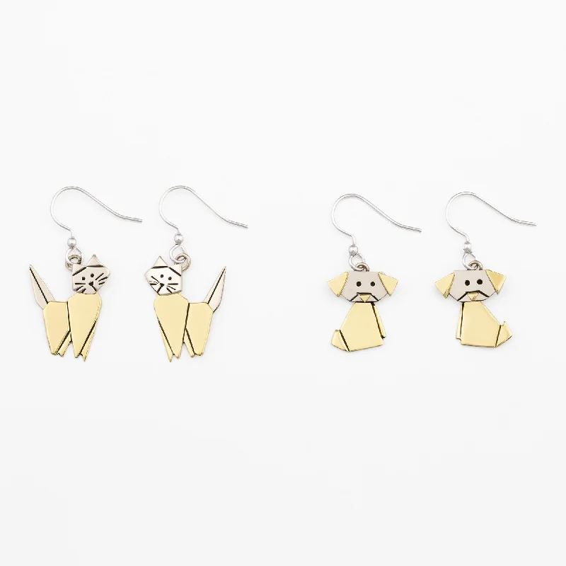 Origami Pet Earrings