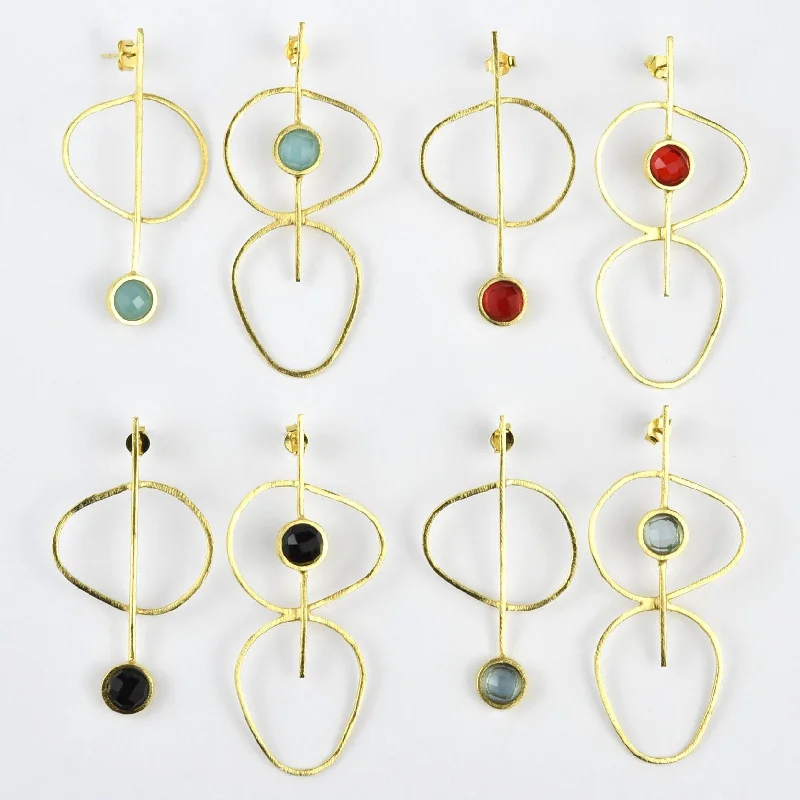 Miro Earrings in Gold Tone