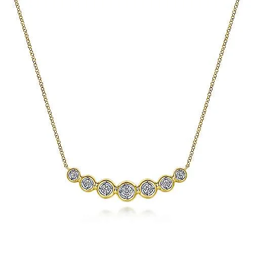 14K Y Gold 0.35cttw Diamond Necklace