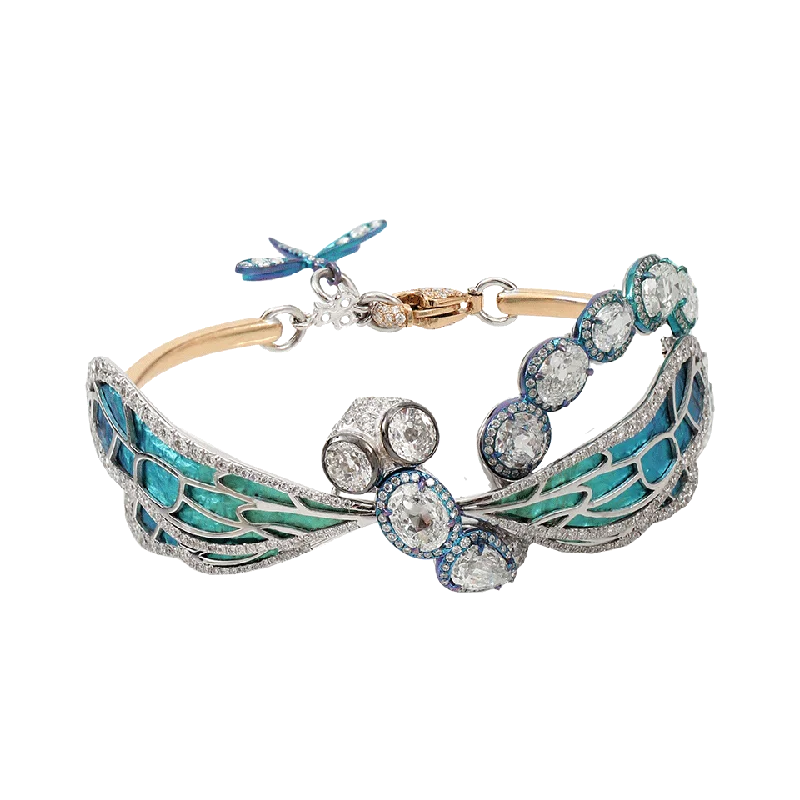 Diamond Dragonfly Bracelet