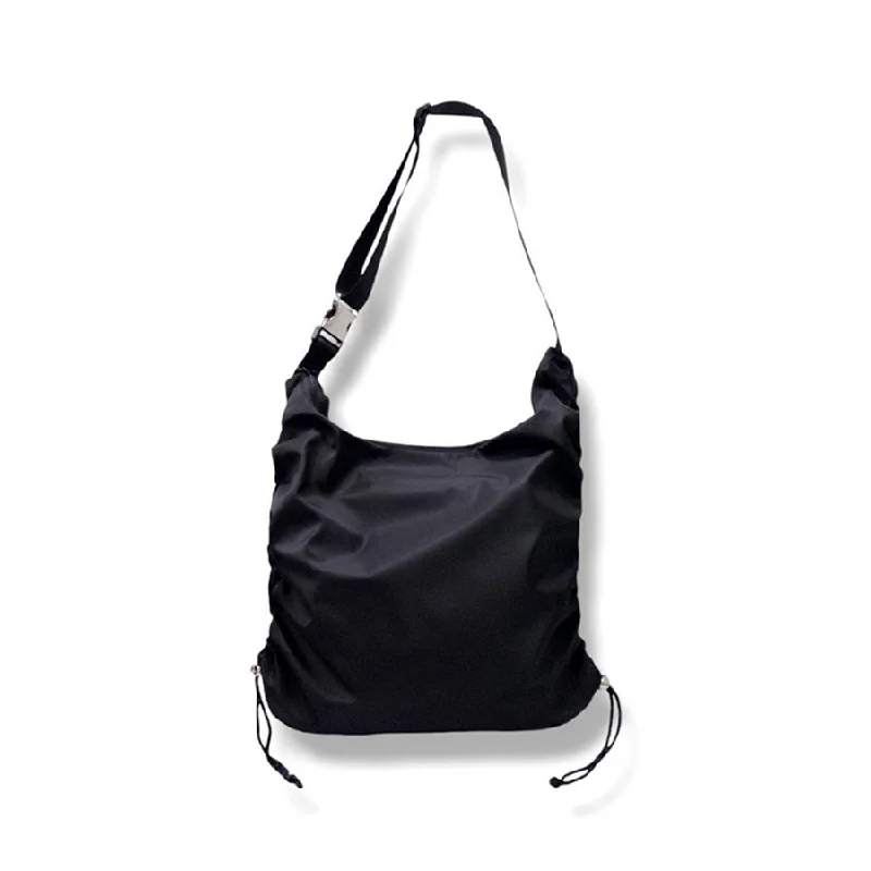 ARCHETYPE Abby Nylon Shoulder Bag Black