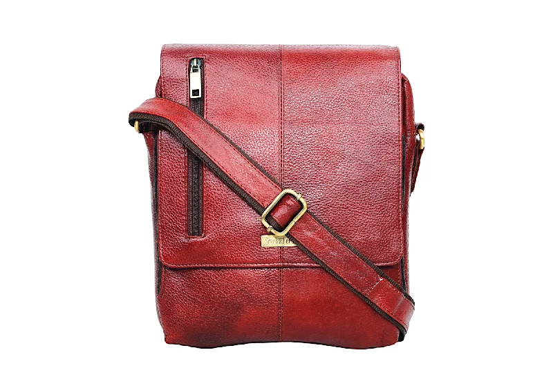 Leather Messenger Bag 36819