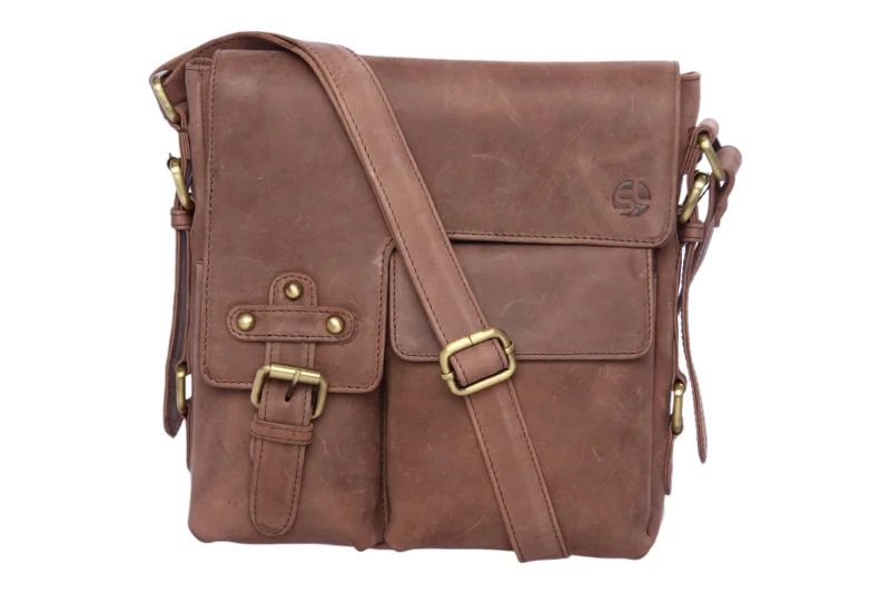 Leather Messenger Bag 991712