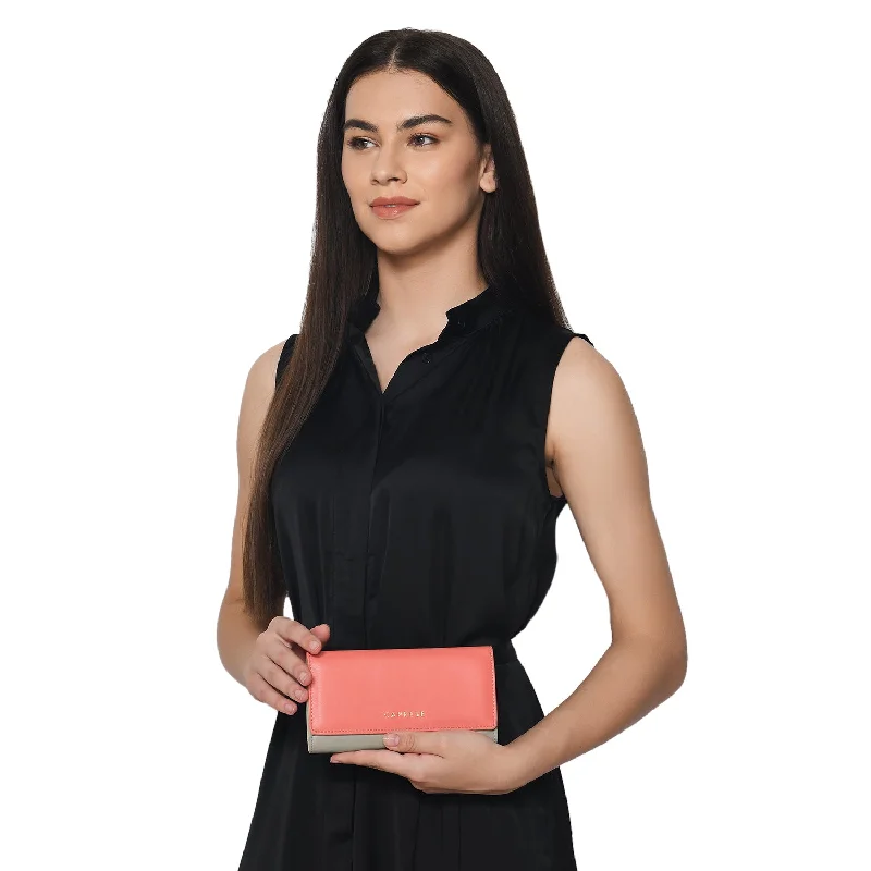 Caprese Annie Wallet Medium sand and coral