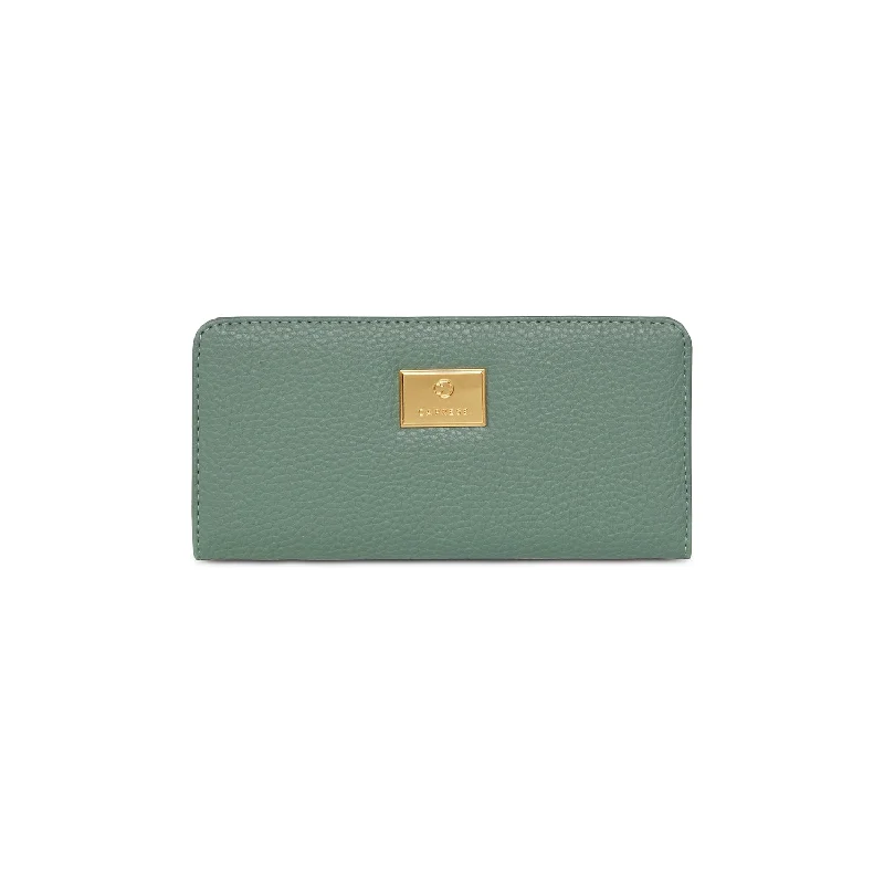 Caprese Kristin Fold Wallet Medium Dull Green