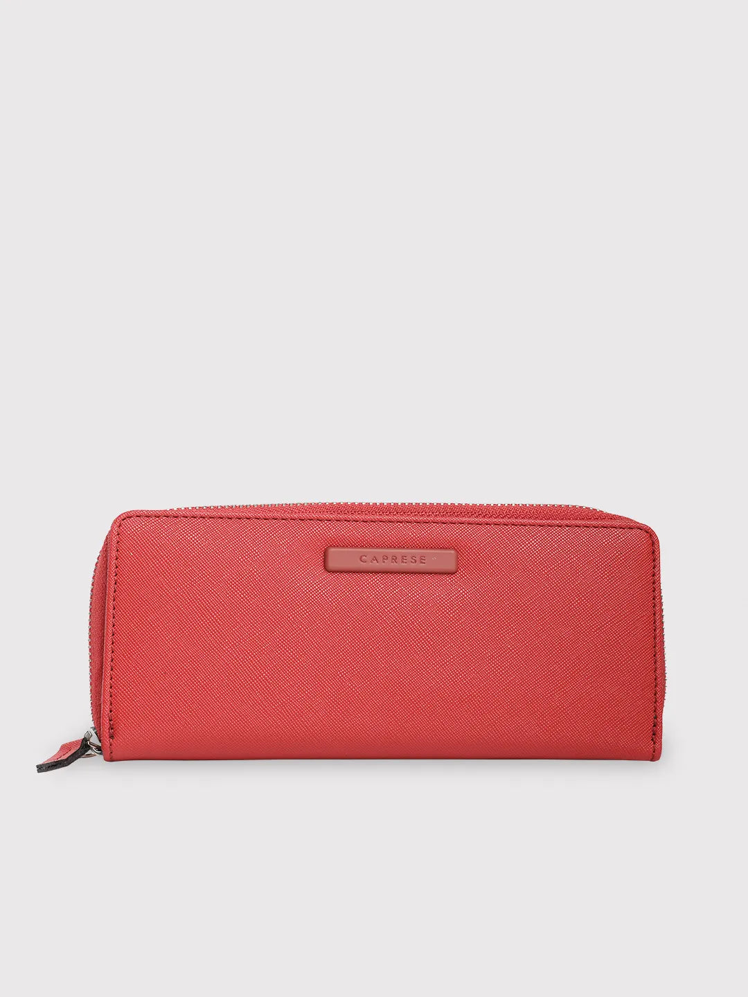 Caprese Sophia Wallet Large Zip Around Red