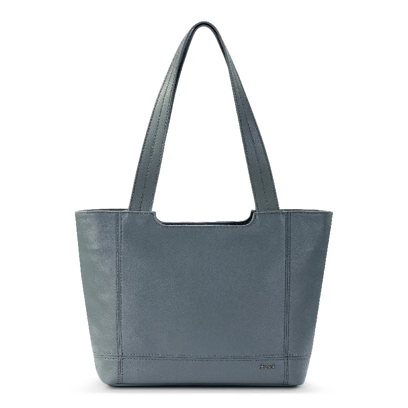 Leather - Dusty Blue Grey