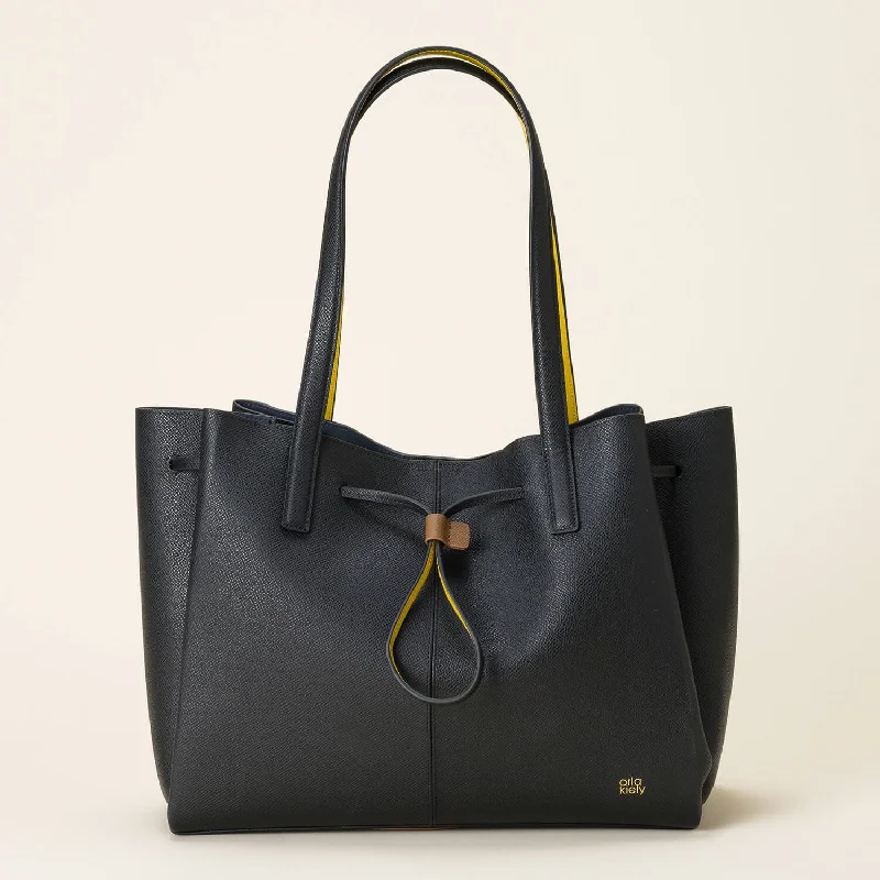 Flower Petal Tote - Black