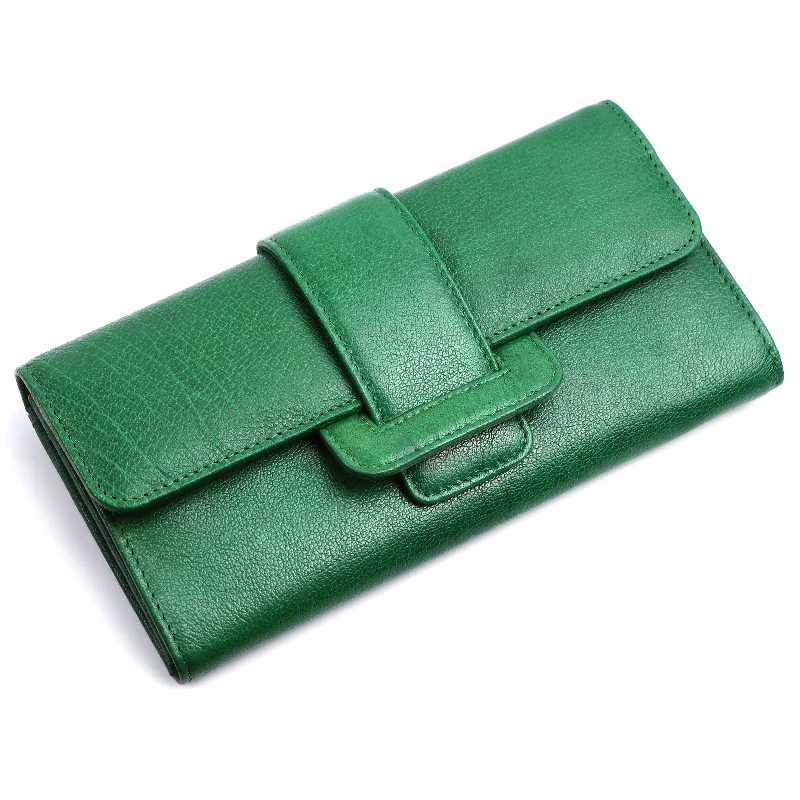 Ladies leather clutch 93714