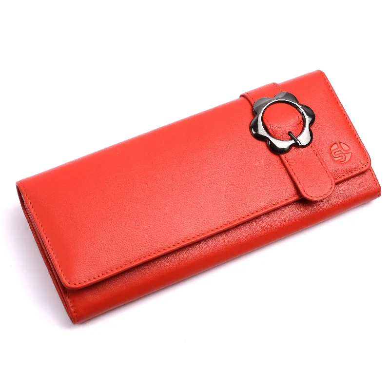 Ladies leather clutch 93717