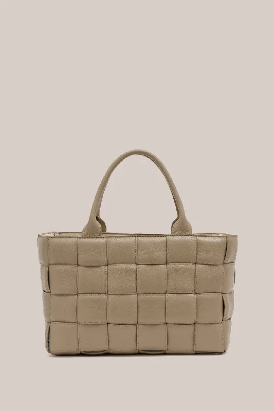 Margot XL Mushroom Woven Tote