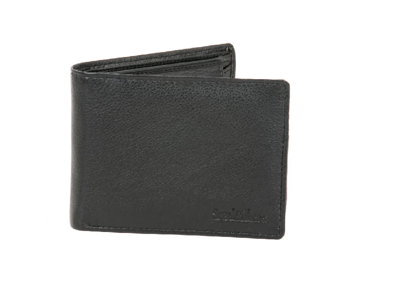 MENS LEATHER WALLET 95415 (BLACK)