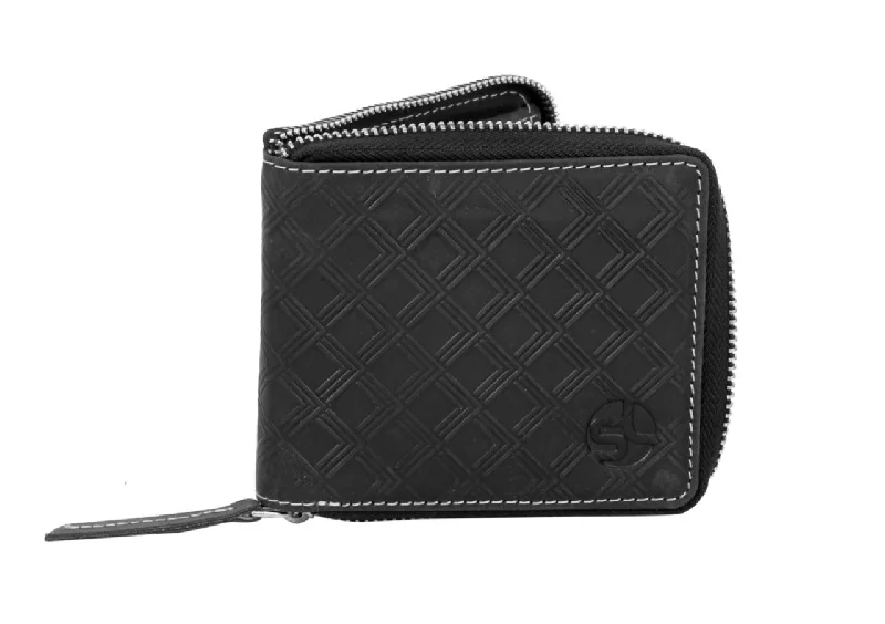 MENS LEATHER WALLET 991739 (BLACK)