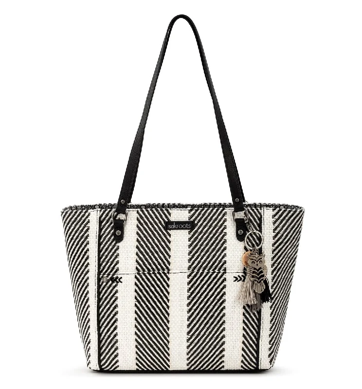 Straw - Black and White Soulful Desert Woven