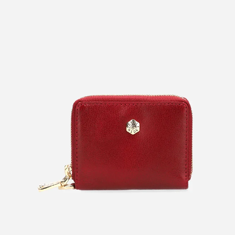 Paris Compact Purse, Red