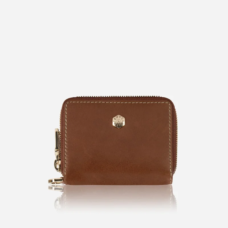 Paris Compact Purse, Tan