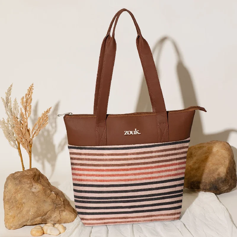 Qutub Stripes Everyday Tote Bag