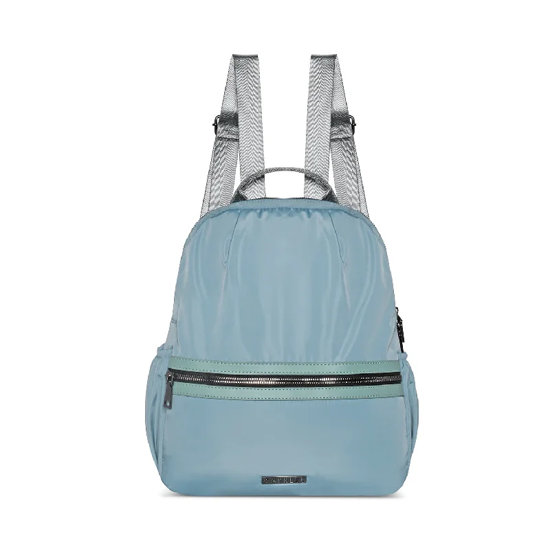 Caprese Blythe Nylon Backpack Medium Blue