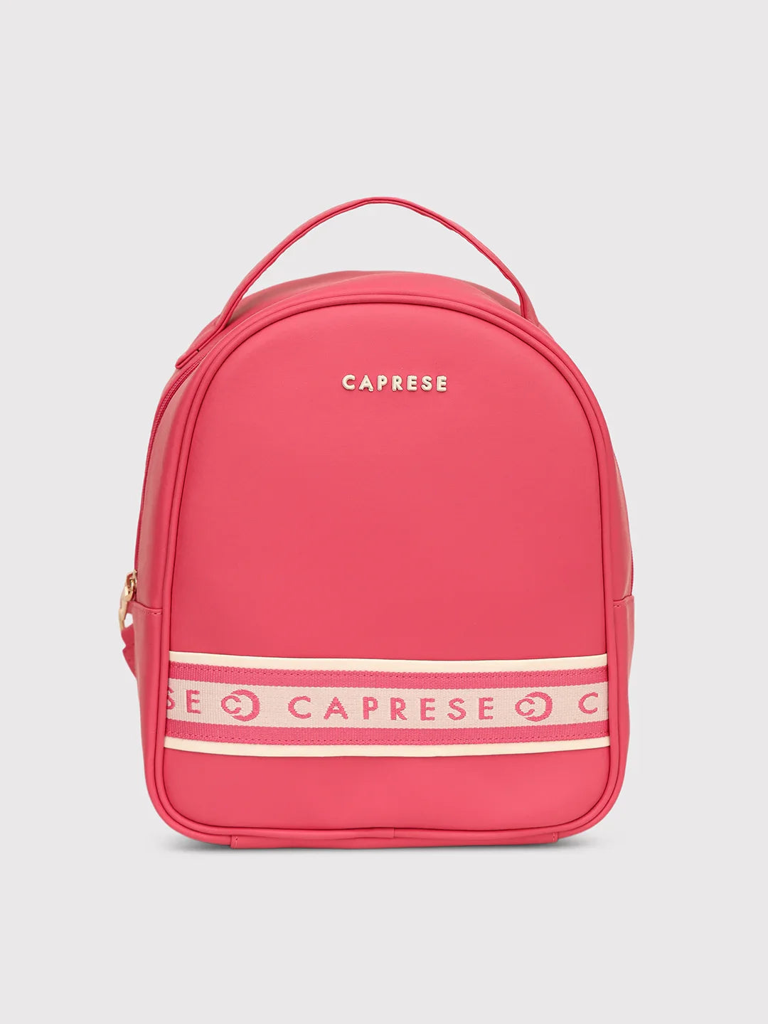 Caprese Trinity Fashion Backpack Medium Solid Women'S Bag Fuchsia