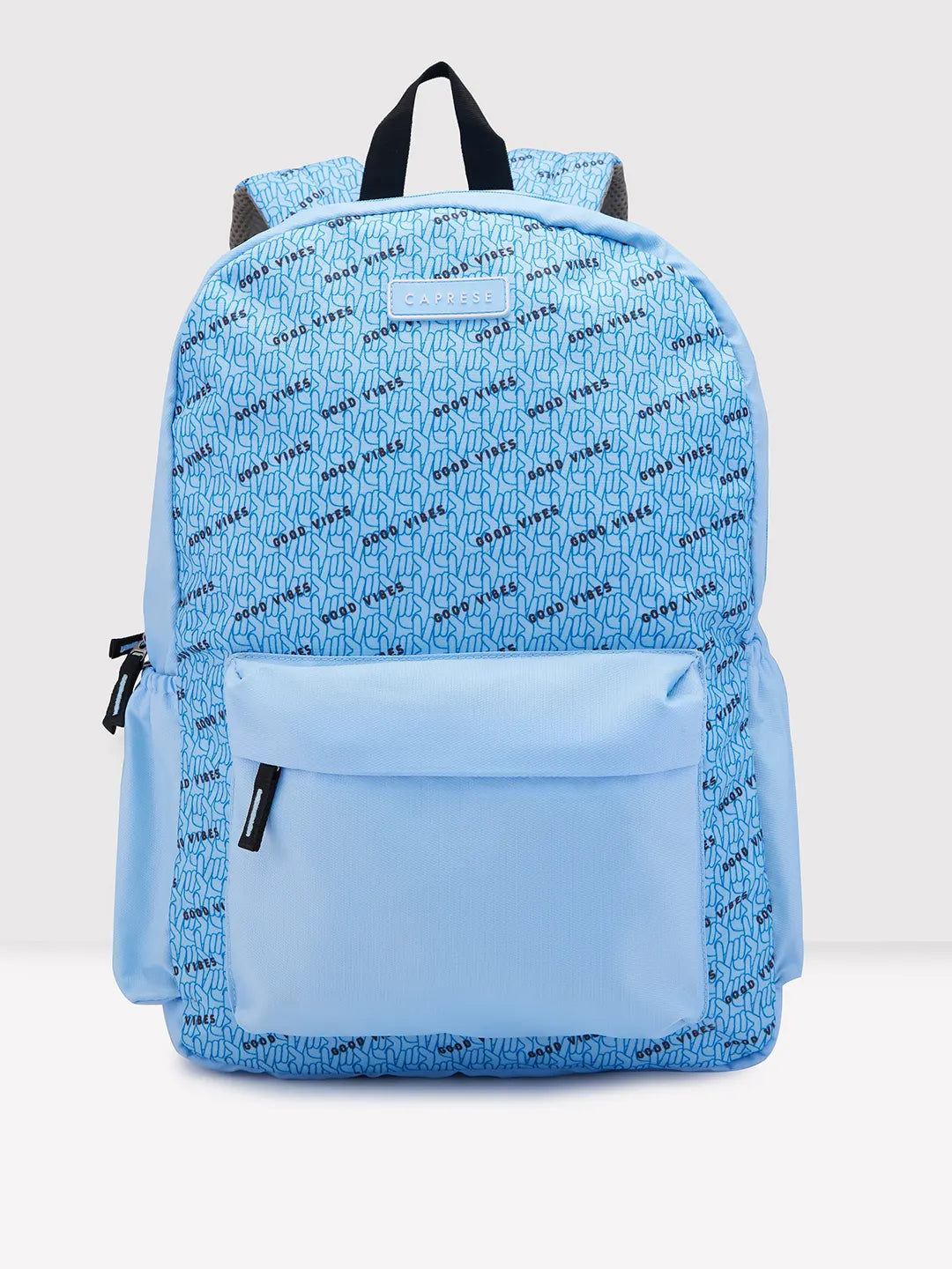 Caprese Zoe Laptop Backpack X Large Light Blue