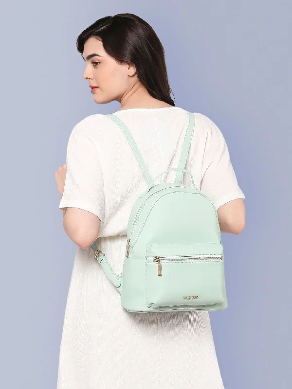 Lavie Luxe Mint Medium Women's Waffle Girl's Backpack