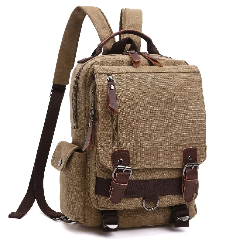 Vintage Unisex Canvas Backpack